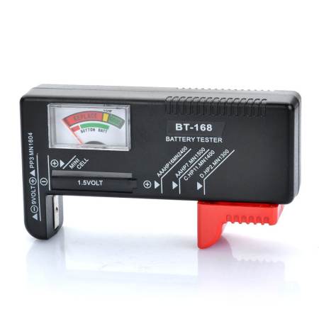 Battery Tester เครื่องวัดแบตเตอรี่ รุ่น BT-168 (Black)