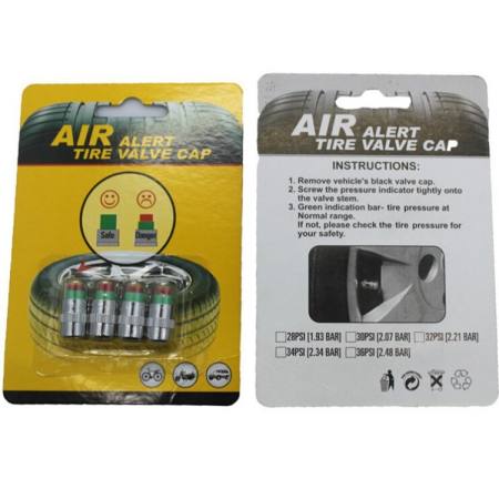 จุ๊บลมยางอัฉริยะ AIR ALERT TIRE VALVE CAP (4PCS/SET)