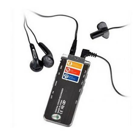 Recorder เครื่องบันทึกเสียง + MP3 รุ่น GH-906 8GB ฟรี Head Phone