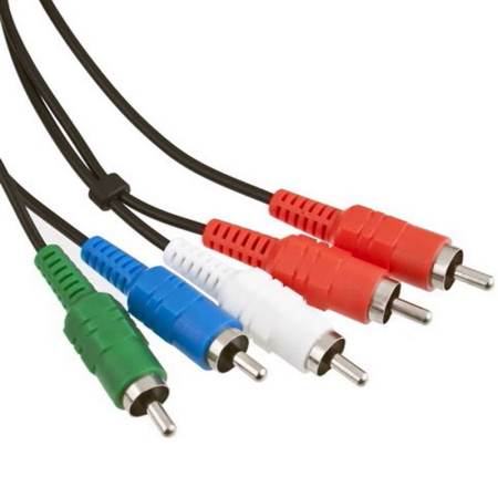 สายคอมโพเนนท์ PS2 PS3 HD Component AV Video-Audio Cable Cord For PS2 PS3 Slim