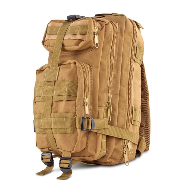 Sport กระเป๋าเป้เดินป่า เป้สะพายหลัง 3P Backpack Bag 25L สีทราย
