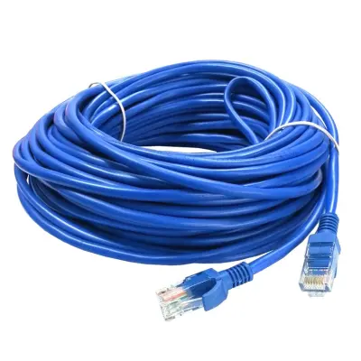 UTP Cable Cat5e 30M สายแลนสำเร็จรูปพร้อมใช้งาน ยาว 30 เมตร (Blue)