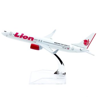 Naynaeshop โมเดลเครื่องบิน ไลอ้อนแอร์ LION AIR Boeing 737-900ER (16 cm)