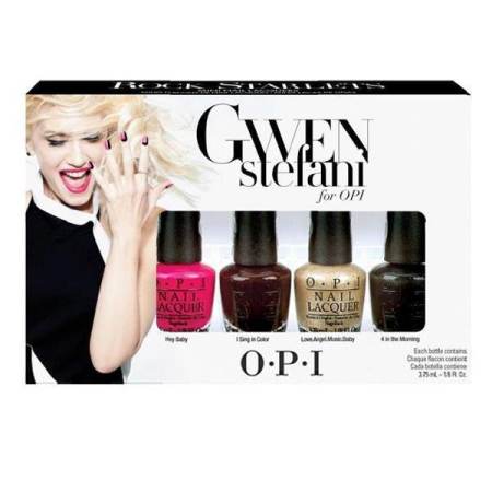 OPI เซตยาทาเล็บ Gwen Stefani Rock Starlets 4 Mini Nail Lacquers Pack