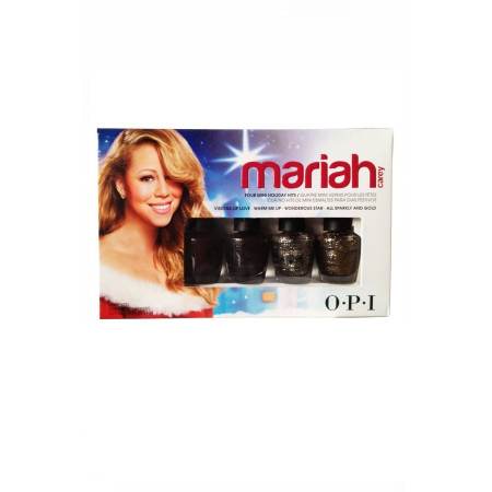 OPI เซตยาทาเล็บ Mariah Carey 4 Mini Holiday Hits Nail Lacquers Pack