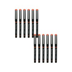 ปากกา OHTO Pen JAPAN Graphic Liner ตัดเส้น กันน้ำ ขนาดหัวปากกา 0.05/0.1/0.2/0.3/0.5/1.0 - Black (อย่างละ 2 ด้าม)