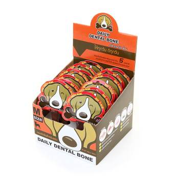 ข้อมูล PET2GO ขนมขัดฟันสุนัข เดลี่ เดนทัลโบน รสเนื้อ  28g (14ชิ้น/กล่อง) พันทิป