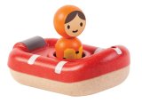 PlanToys Coastguard Boat  เรือชูชีพ ของเล่น ขณะอาบน้ำ Water Play Wooden Toys ของเล่นไม้ แปลนทอยส์ ของเล่นเด็ก 12 เดือน