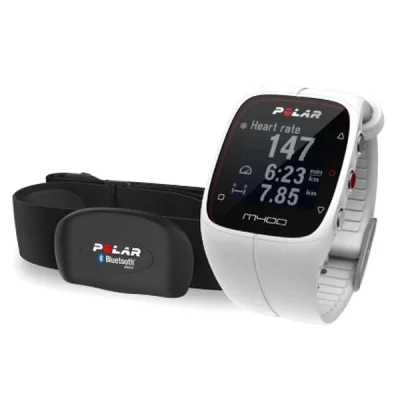 Polar M400 with Heart Rate Monitor - White