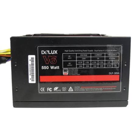 DELUX V6 550W Power Supply