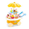 ProudNada Toys Sweet Shop Luxury Candy Cart ของเล่นเด็กรถไอศครีม สีเหลือง