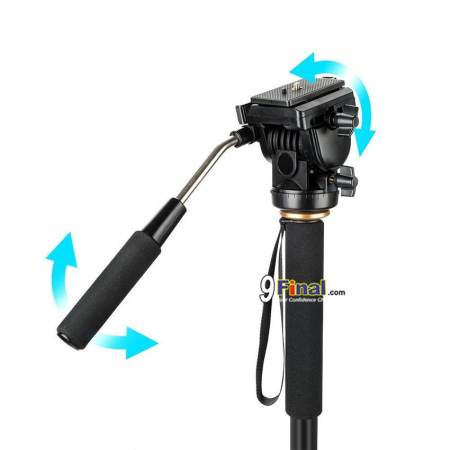 QZSD Q188 by 9FINAL ขาตั้ง monopod Professional Aluminum Alloy Monopod Load 8kg รับฟรี ...ฐานขาตั้ง Manbily M-1 -1 set