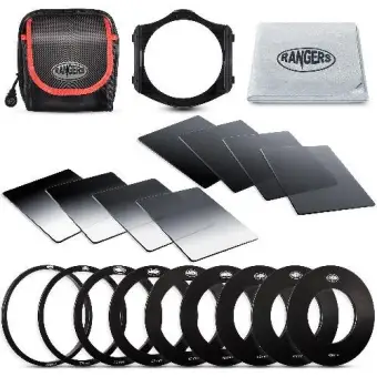 ข้อมูล Rangers 8pcs Filter Set ND2 ND4 ND8 ND16 Gradual G.ND2 4 8 16 for Cokin P รีวิว
