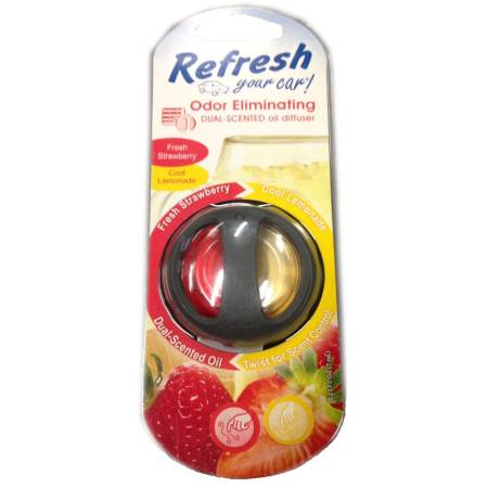 Refresh 09022 Dual Scent Oil Diffuser Fresh Strawberry / Cool Lemonade.
