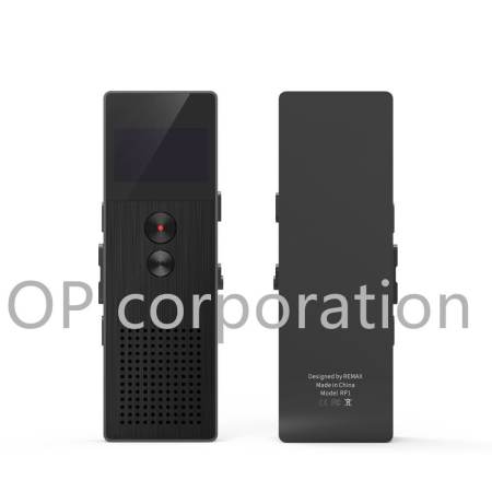 Remax เครื่องบันทึกเสียง Voice Recorder 8GB RP1 BLACK