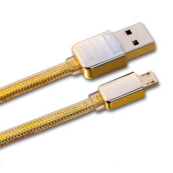 Remax สายชาร์จ Gold SafeSpeed Iphone Lightning Cable 1000Mm (สีทอง)