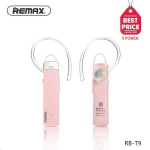 Remax Bluetooth HD Voice Small talk หูฟังไร้สาย สมอลทอร์ค บลูทูธ รุ่น RB-T9 (สีชมพู)