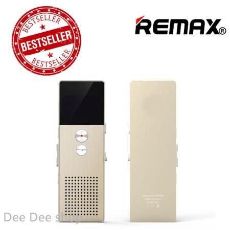 Remaxเครื่องบันทึกเสียง Voice Recorder 8GB RP1 gold