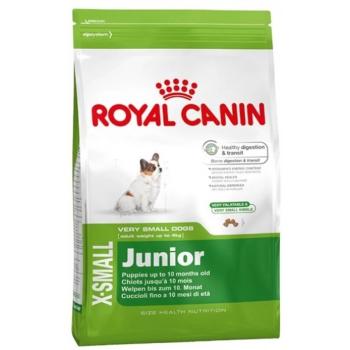 โปรโมชั่น Royal Canin X-small Junior อาหารลูกสุนัข เม็ดเล็ก  ขนาด 500g พันทิป