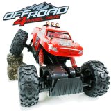 รถบิ๊กฟุตบังคับวิทยุ Rock Crawler King 4WD 1:12 (สีแดง)