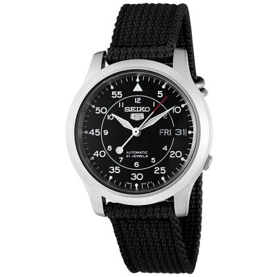 Karnvera Shop นาฬิกาข้อมือผู้ชาย Seiko 5 Military Automatic Men's Watch รุ่น SNK809K2 - Black