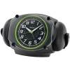 SEIKO นาฬิกาปลุกกระดิ่งคู่ Super Loud สีดำ/สีเขียว รุ่น QHK043J