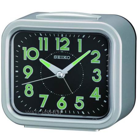 แนะนำซื้อเลย SEIKO นาฬิกาตั้งปลุก Bell Alarm มีพรายน้ำ รุ่น QHK023S ลดอีกครั้งโปรโมชั่น