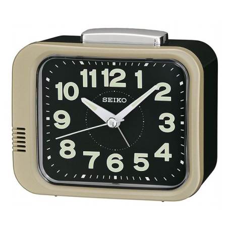ขายถูกตอนนี้ SEIKO นาฬิกาตั้งปลุก Bell Alarm มีพรายน้ำ รุ่น QHK028G นำเข้าสินค้า