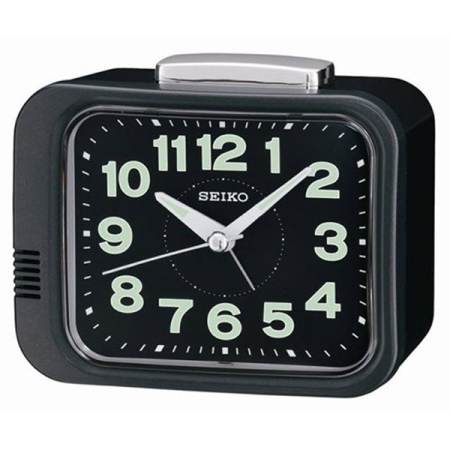 รีบเลยเดี๋ยวหมด SEIKO นาฬิกาตั้งปลุก Bell Alarm รุ่น QHK028J - Black ส่วนลด