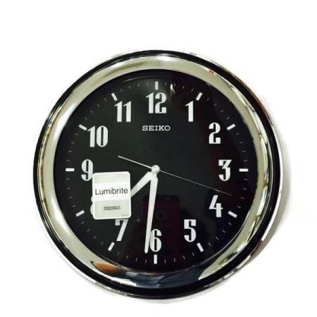 SEIKO Clock นาฬิกาติดผนัง รุ่น QXA 313T ตัวเลขเรืองแสง (Black)