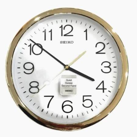 SEIKOแขวนผนังรุ่น PAA020-GT - Gold ( 14 นิ้ว )