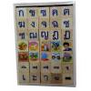 SK-Toys บล๊อคไม้แม่เหล็กพยัญชนะ กขค 105 ชิ้น