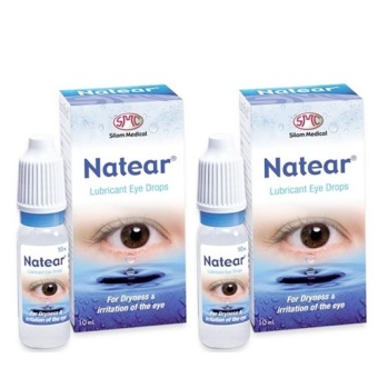 Natear แนทเทียร์ ใช้เป็นน้ำตาเทียม ช่วยเพิ่มความชุ่มชื้นให้กับดวงตา 10ml.( 2 ขวด)