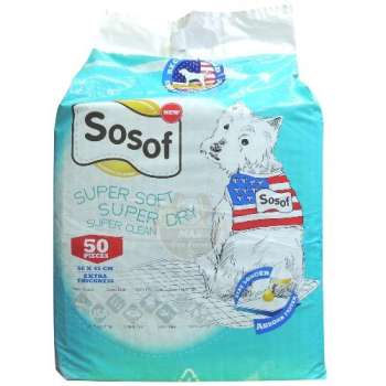 รีวิว Sosof แผ่นรองซับ อย่างหนา 45*60 ซม. 50 ชิ้น พันทิป