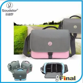   Soudelor BAG กระเป๋ากล้อง DSLR / Mirrorless รุ่น 1105M ( สี ชมพู) (Pink Color ) (Pink) ดีไหม