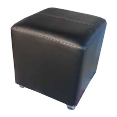 Spk Shop เก้าอี้ ทรงสตูล เบาะสี่เหลี่ยม รุ่น Stool 1 (สีดำ)