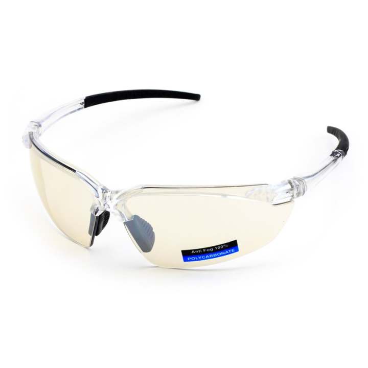 Sport Eyewear Anti Fog Polycarbonate UV400 แว่นกันแดดเลนส์นิรภัย ป้องกันฝ้าและไอน้ำ รุ่น 740AF...