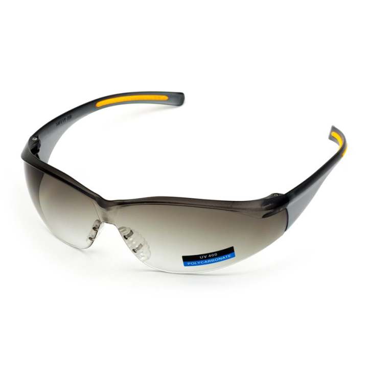 Sport Eyewear Polycarbonate UV400 แว่นกันแดดเลนส์นิรภัย รุ่น 739 (เลนส์เทาไล่สี)