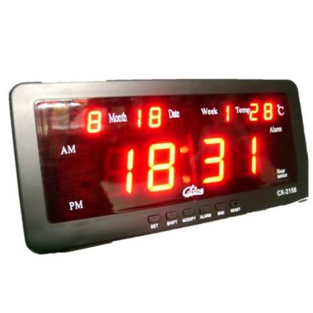 รีวิวบอกต่อ SPZ นาฬิกาปลุก ตั้งโต๊ะ ติดผนัง LED พร้อมวันที่ ขนาด 7 นิ้ว ไฟสีแดง
รีบเลยก่อนหมด