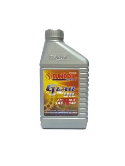 SUN'SOIL น้ำมันเกียร์ API : GL5 SAE  140 ขนาด 1 L. Bronze