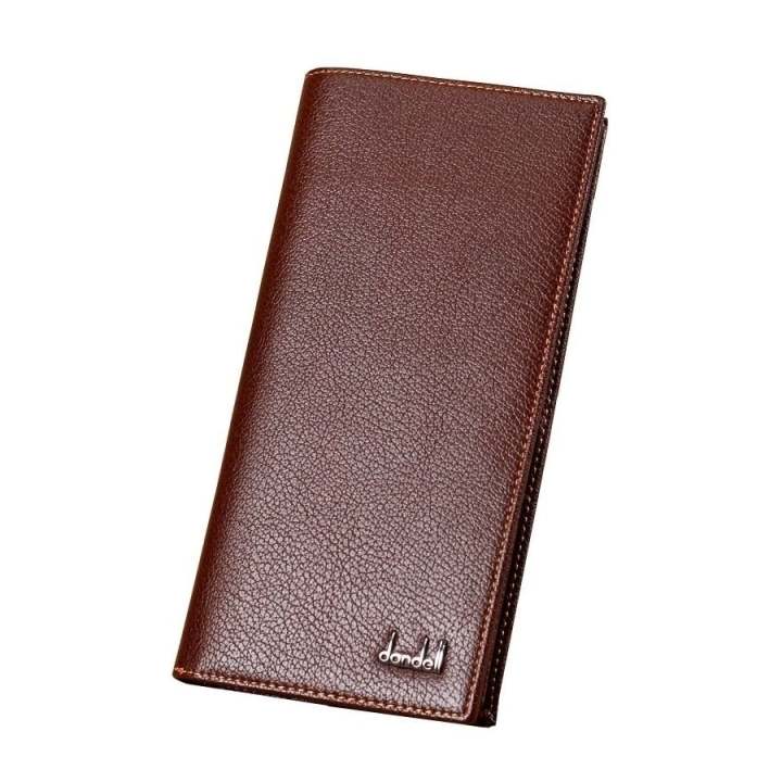 Sunday17 กระเป๋าสตางค์ใบยาว กระเป๋าสตางค์ผู้ชาย รุ่น DL178916 (สีน้ำตาล)