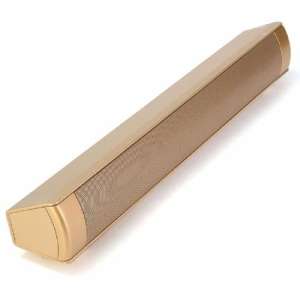 Sympathy Wireless Soundbar LP-08 HIFI Box Bluetooth Subwoofer Speaker Boombox Stereo Portable hands(สีทอง)
