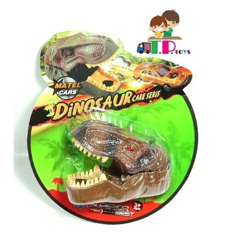 T.P.TOYS Dinosaur car seris - ของเล่นหัวไดโนเสาร์ ยิงรถคละสี