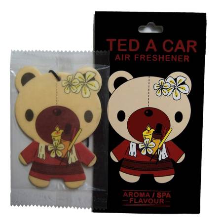 TED A CAR แผ่นหอมปรับอากาศ กลิ่นอโรมา/สปา (2 ชิ้น)
