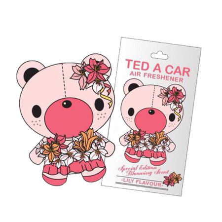 TED A CAR แผ่นหอมปรับอากาศ กลิ่นลิลลี่ (2 ชิ้น)