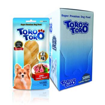โปรโมชั่น Toro Toro โทโร โทโร่ ขนมสุนัข ไก่ย่างกลิ่นแกะ 30 g. x 12 ซอง พันทิป