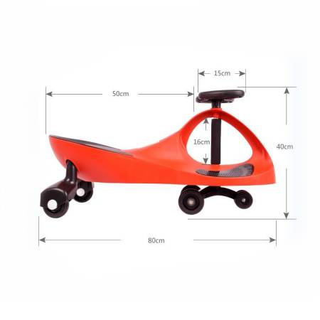 Toyzoner Lebei Swing Car รถดุ๊กดิ๊กคันใหญ่ - Yellow