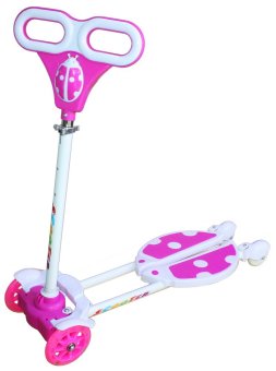 Uni Toys สกู๊ตเตอร์เตะกบ Kick Frog Scooter - สีชมพู