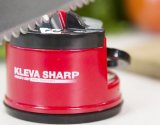 VAUKO Kleva Sharp ที่ลับมีด อุปกรณ์ลับของมีคม กรรไกร รุ่น KV-901-1-1 (สีดำ/แดง) [ซื้อ 1 แถม 1]