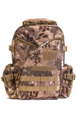 WANCHER US Military Savage Tactical Outdoor Travel Backpack - Desert Camouflage (Brown)